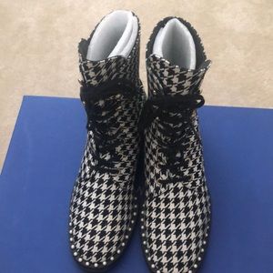 Stuart Weitzman combat boots